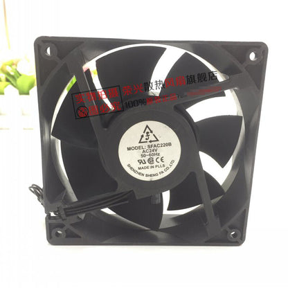 SHENG FAN SFAC220B 12CM 12038 24V 50~60Hz 2-wire inverter cooling fan