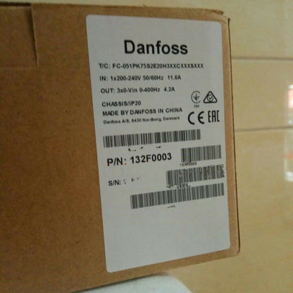 DANFOSS 132F0003 FC-051PK75S2E20H3XXCXXXSXXX - DANFOSS