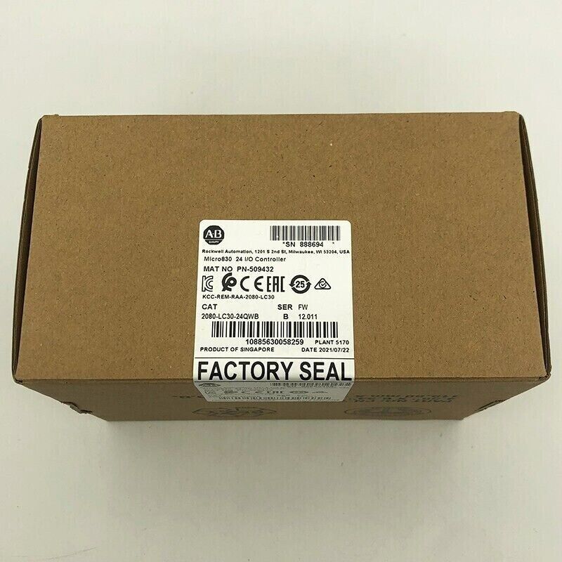 Allen-Bradley Micro830 Controller 24VDC 24 Channel Factory Sealed - ALLEN-BRADLEY
