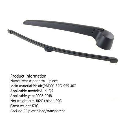 8R0955407 Rear Wiper Arm & Blade Fits Audi Q5 2009-2015 VW Touareg 2011-2015