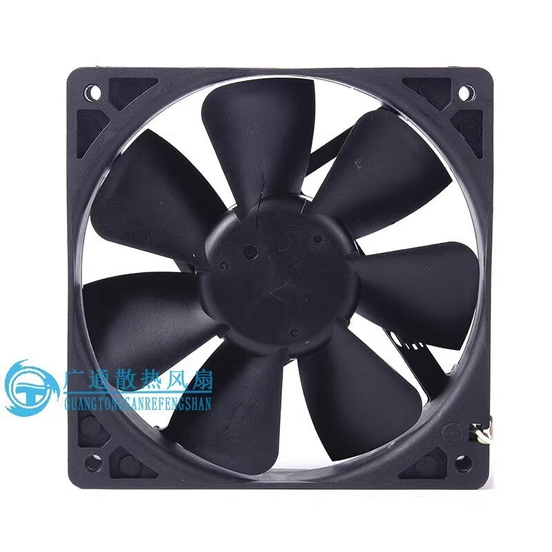 Delta WFB1212HH 12025 DC12V 0.68A 12CM 3-Wire High Airflow Dual Ball Fan