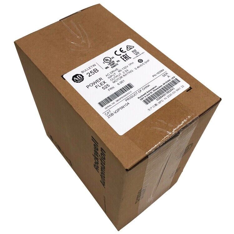 Sealed Surplus Allen Bradley 25B-V2P5N104 0.4kW 0.5Hp - SEALED SURPLUS