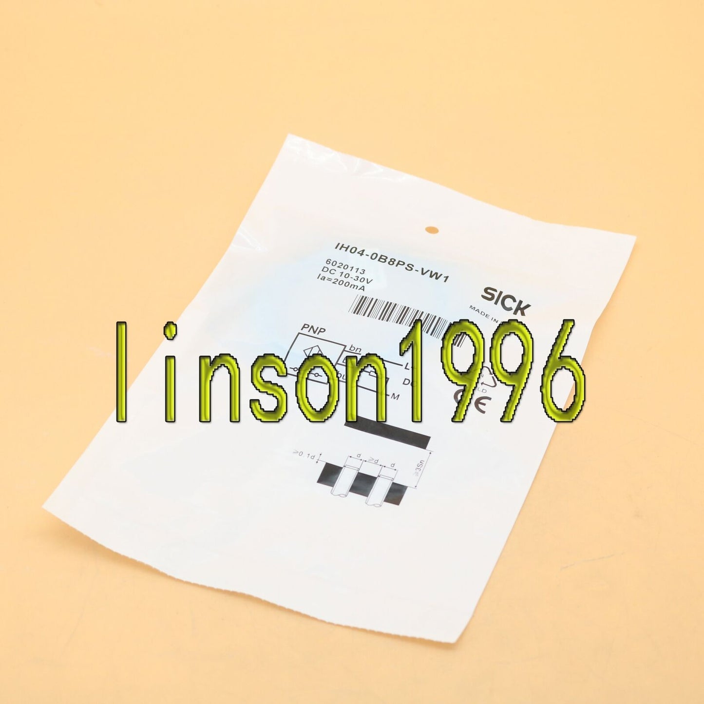 ONE SICK IH04-0B8PS-VW1 6020W Photoelectric Switch Spot Stock - SICK