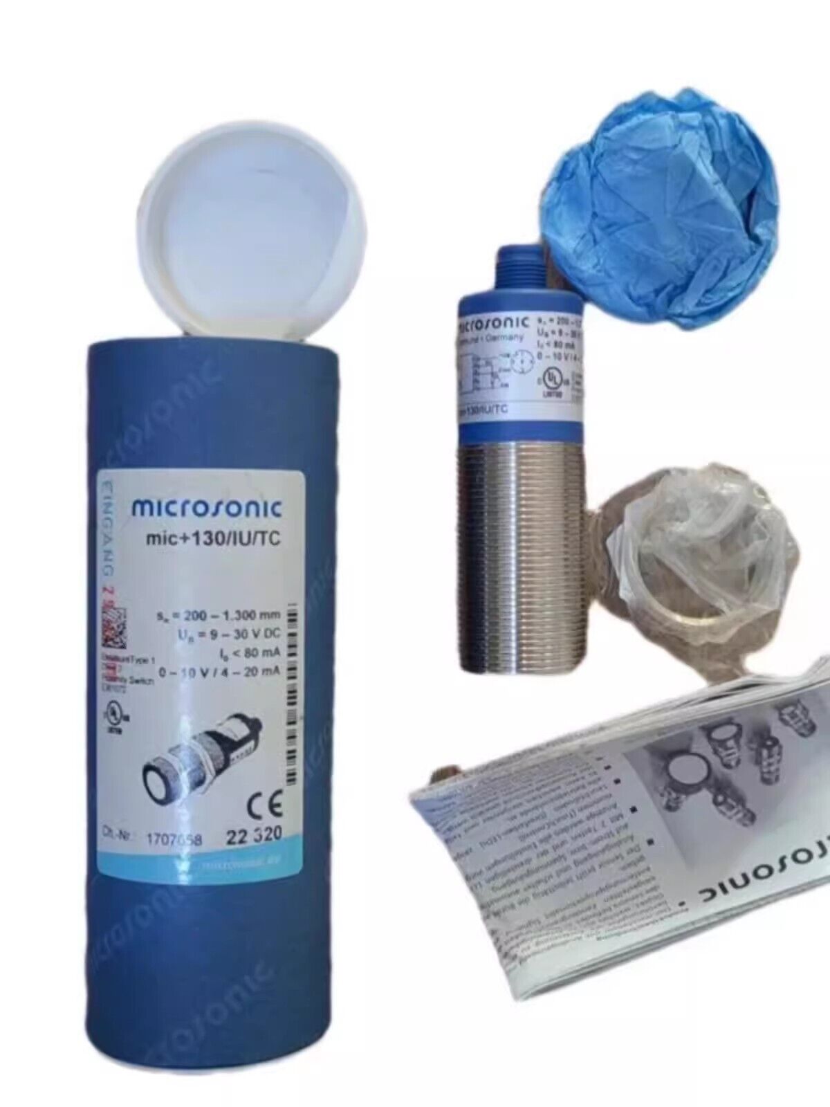 new 1pcs microsonic Ultrasonic Sensor mic+130/IU/TC - RITTAL