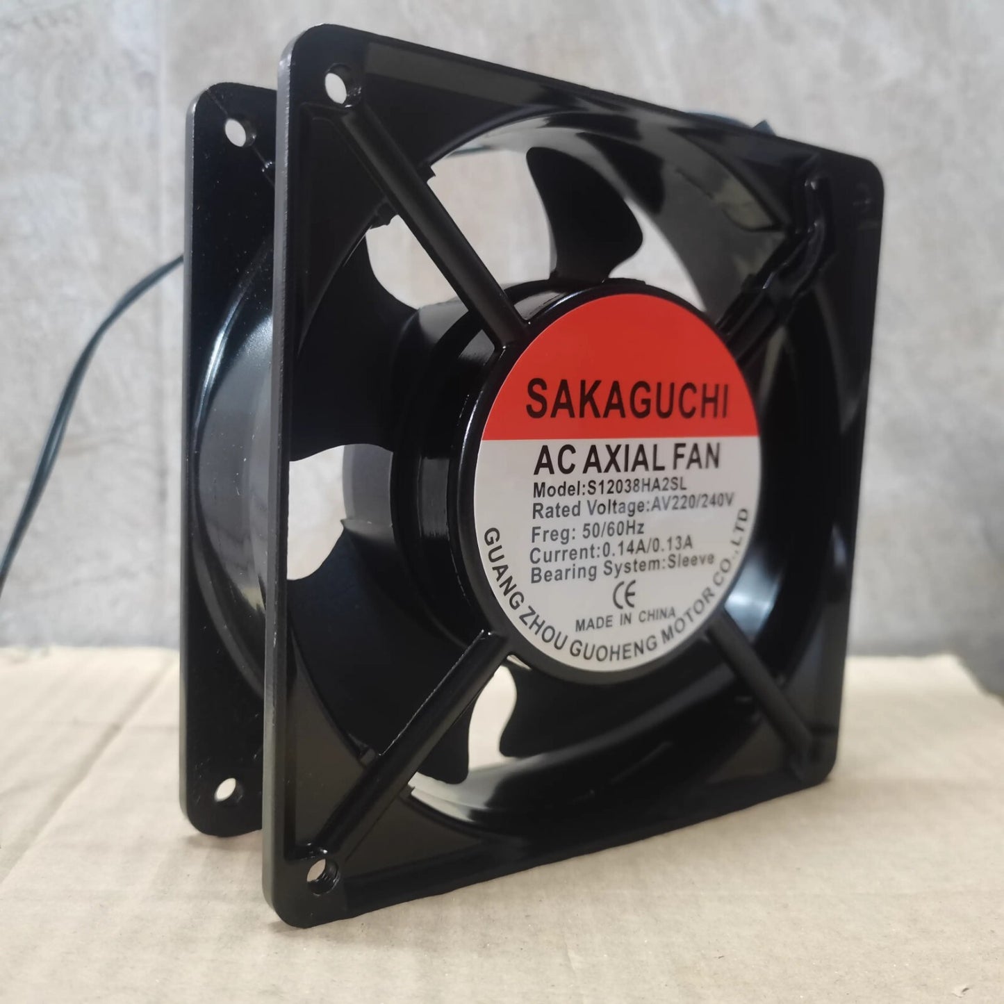 SAKAGUCHI S12038HA2SL AC220V 120*120*38MM Dual Ball Cooling Fan