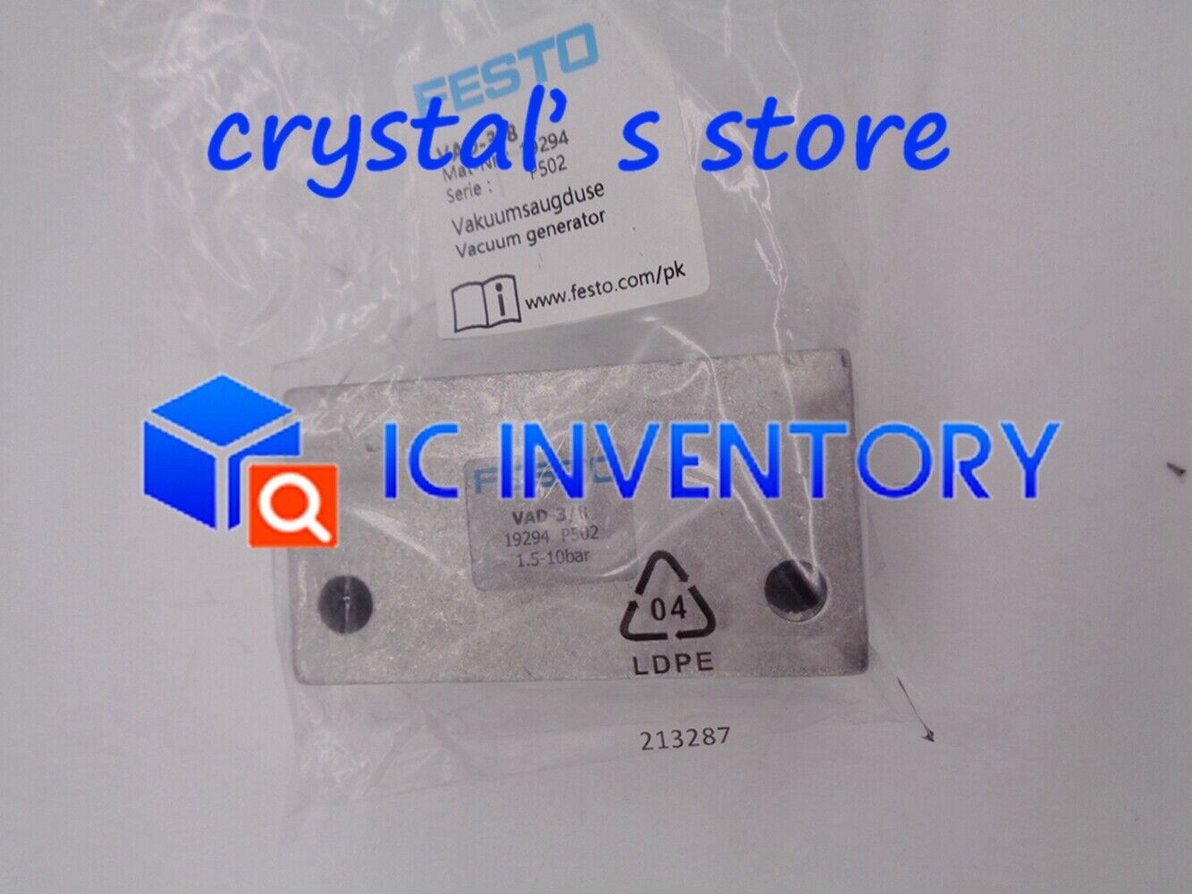 new 1PCS Festo 19294 VAD-3/8 - FESTO