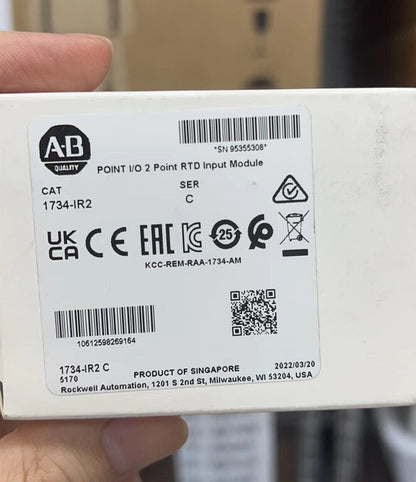 New Factory Sealed AB 1734-IR2 SER C POINT 2 Point RTD Input Module US | Factory Sealed | AB 1734-IR2 SER C POINT 2 Point RTD Input Module | RTD Input Module | Factory Sealed - PTIER