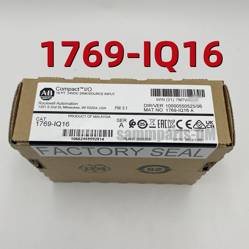 Allen Bradley 1769-IQ16 CompactLogix 24VDC Module - ALLEN BRADLEY