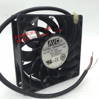 AVC DB09225B24H -062 9CM 9025 92*92*25mm 24V 0.22A waterproof fan