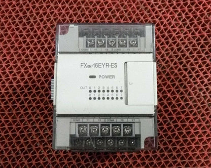 used Mitsubishi FXon-16EYR-ES/UL programmable controller tested - MITSUBISHI