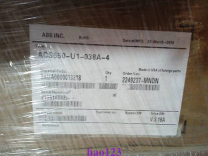 new ACS550-U1-038A-4 ABB Frequency converter in box By or - ABB