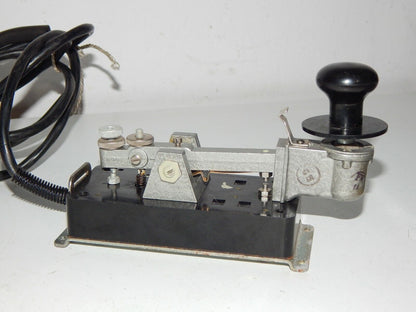used Russian Military Morse Code Telegraph Key Morse Key - RUSSIAN