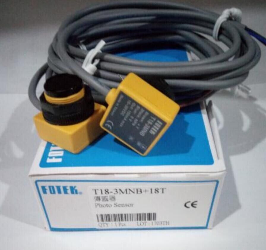 1PC  Fotek T18-3MNB+18T Photo Sensor In Box  Free Ship