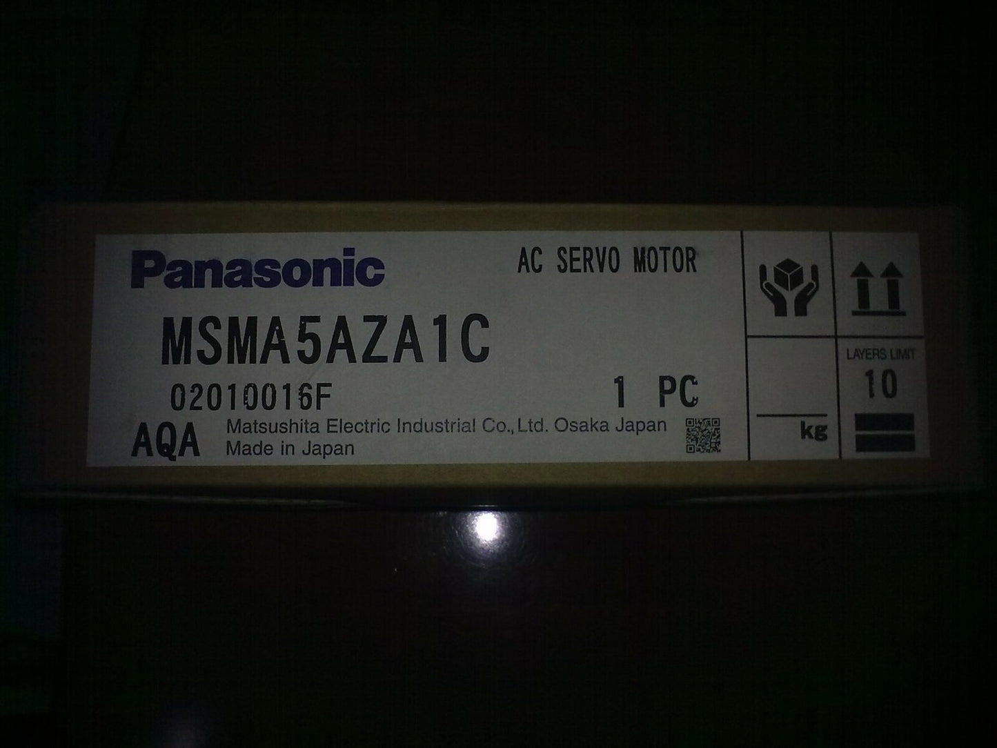 Panasonic MSMA5AZA1C Servo Motor 1-Year Warranty - PANASONIC