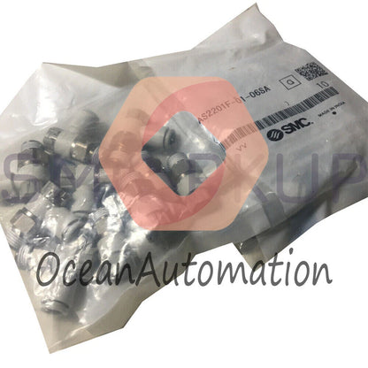 10 Pcs./Packet SMC AS2201F-01-06SA Flow Controller
