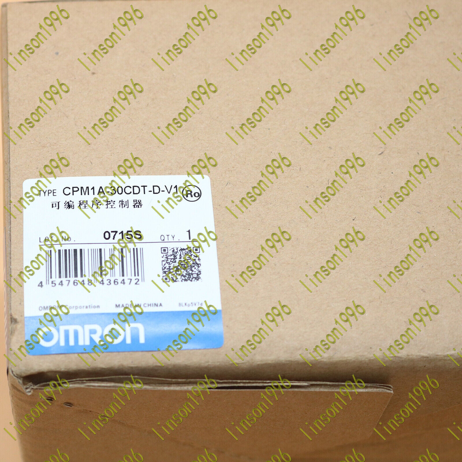 Omron CPM1A-30CDT-D-V1 Sysmac PLC Controller Model Fast - OMRON