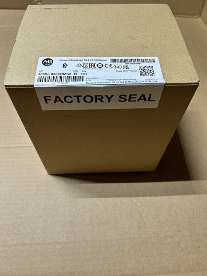 Allen-Bradley New Sealed 5069-L320ERMS2 GuardLogix 5380 Safety Controller | GuardLogix Safety Controller | Allen-Bradley Safety Controller | GuardLogix 5380 Safety Controller | Safety Controller 5069-L320ERMS2 - ALLEN-BRADLEY