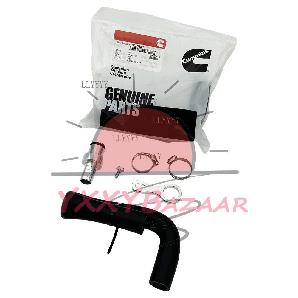 Coolant Hose Kit Cooler Bypass Adapter For Cummins 2009-2017 Dodge Ram 6.7L