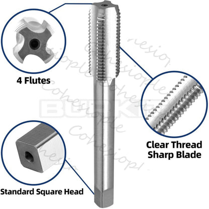 M19 X 1.5 Tap and Die Set Right Hand, M19X1.5 Machine Tap and Round Die
