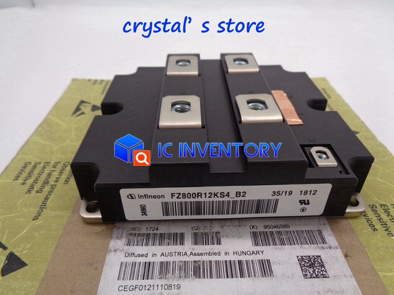 new 1PCS EUPEC/INFINEON FZ800R12KS4_B2 FZ800R12KS4-B2 Module Power Supply - EUPEC/INFINEON