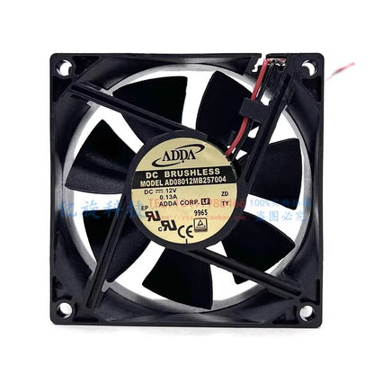 ADDA AD08012MB257004 8025 DC12V 0.13A 8CM 2-Wire Silent Cooling Fan