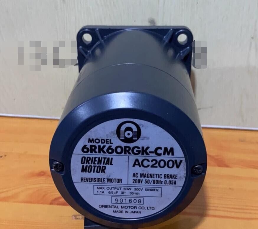 used 1PCS  6RK60RGK-CM servo motor