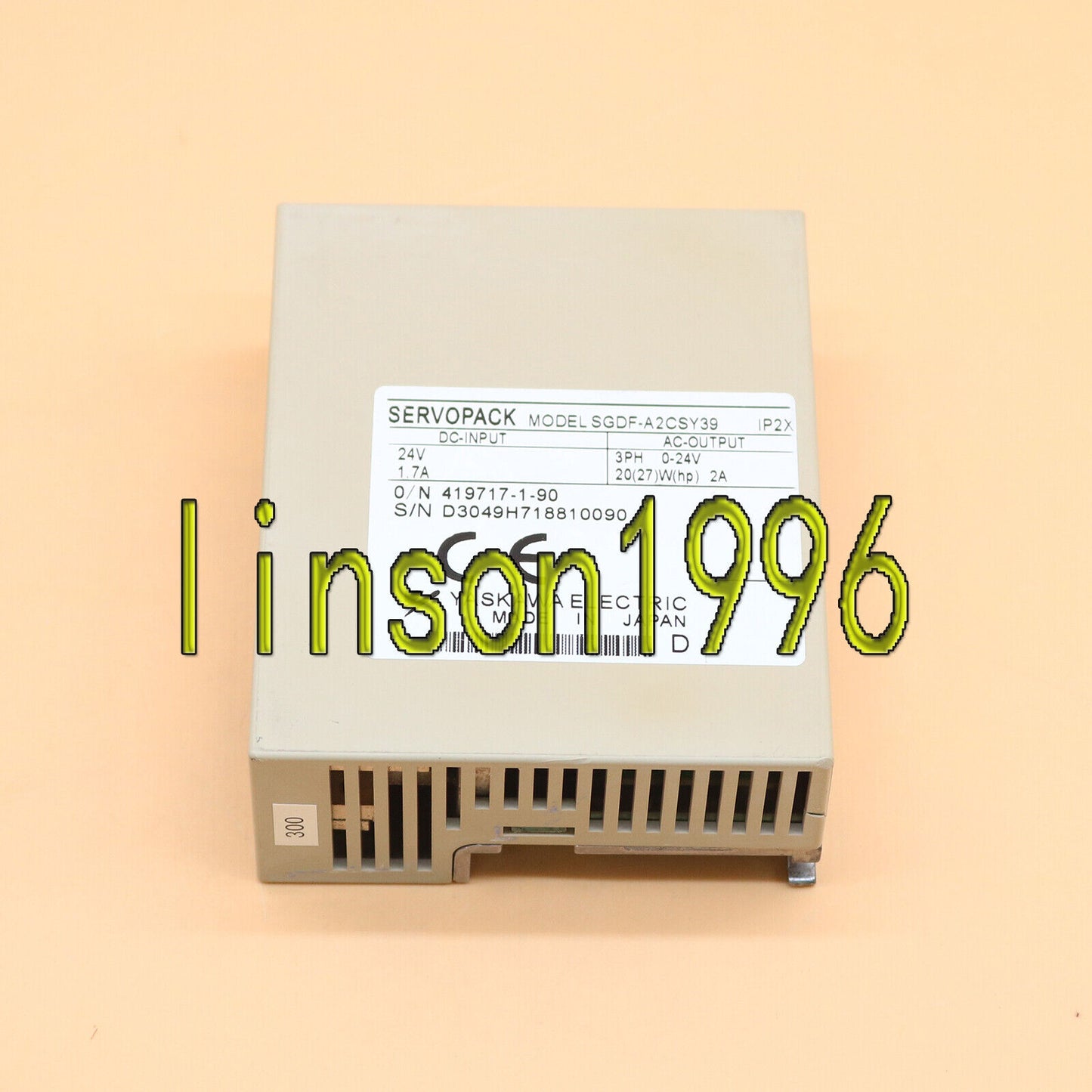 Used Yaskawa SGDF-A2CSY39 Servo Drive – Tested and in Good Condition - YASKAWA