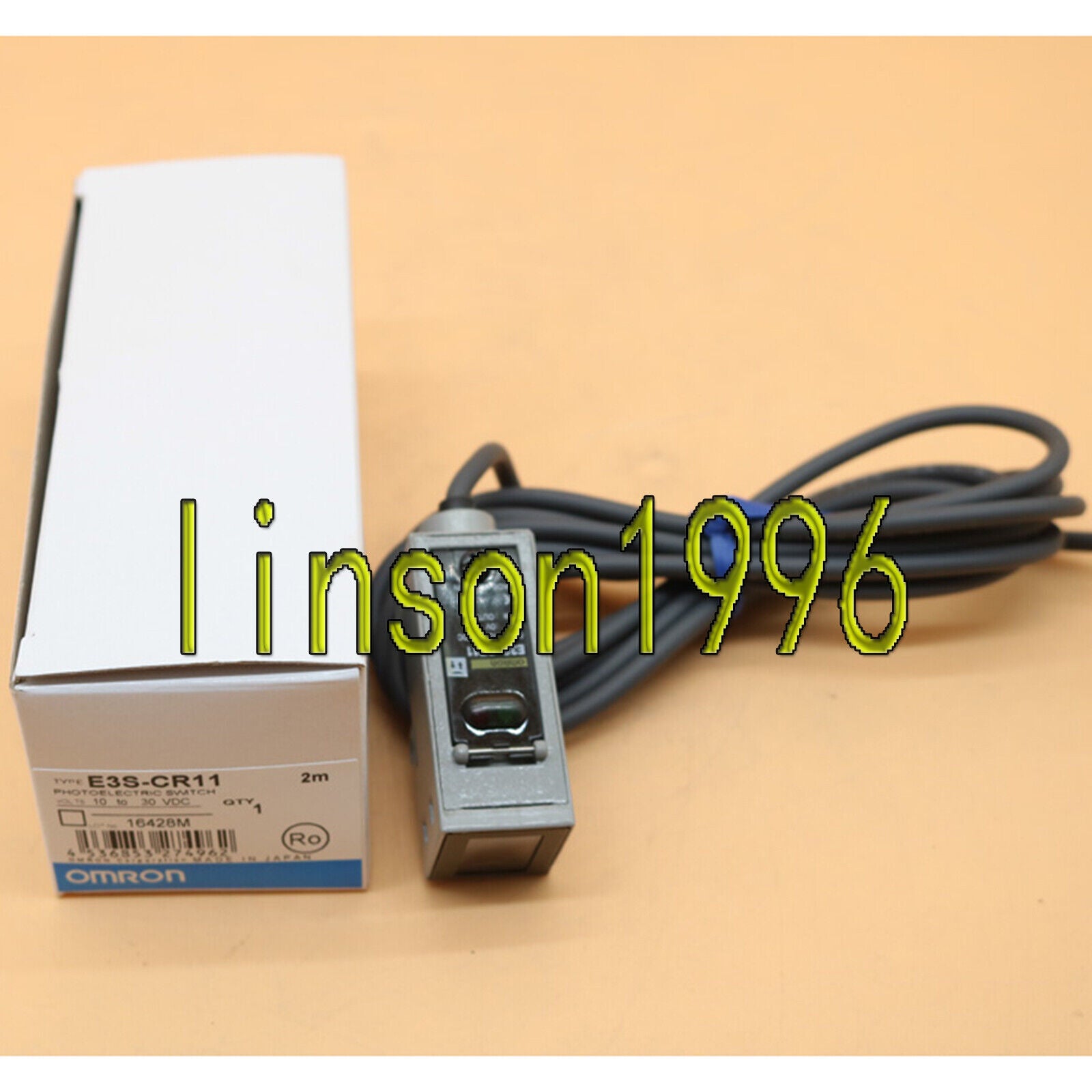 new  Omron E3S-CR11 Photoelectric Switch Sensor E3SCR11 10-30VDC 2M