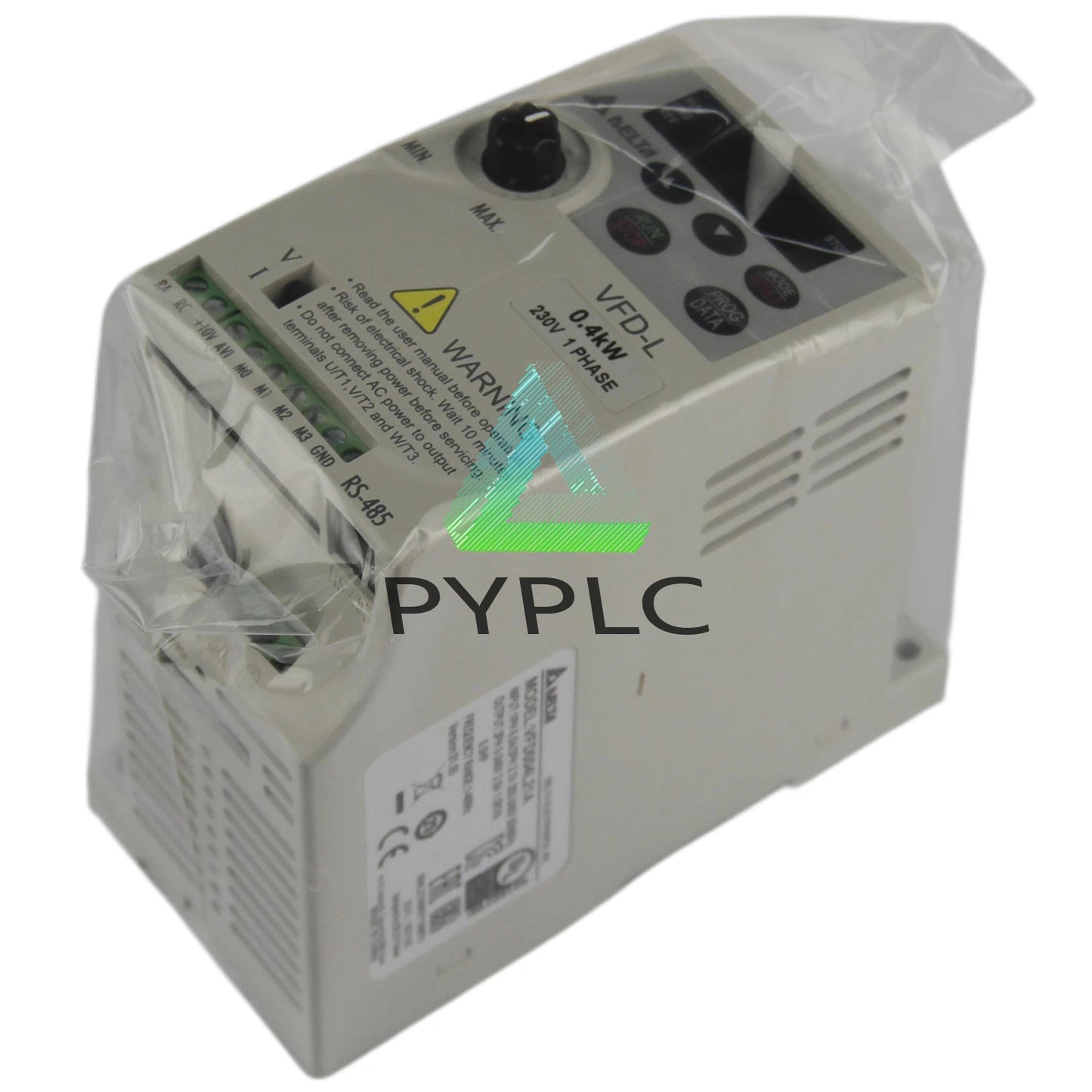 VFD004L21A 0.4KW 220V Frequency Converters for Delta