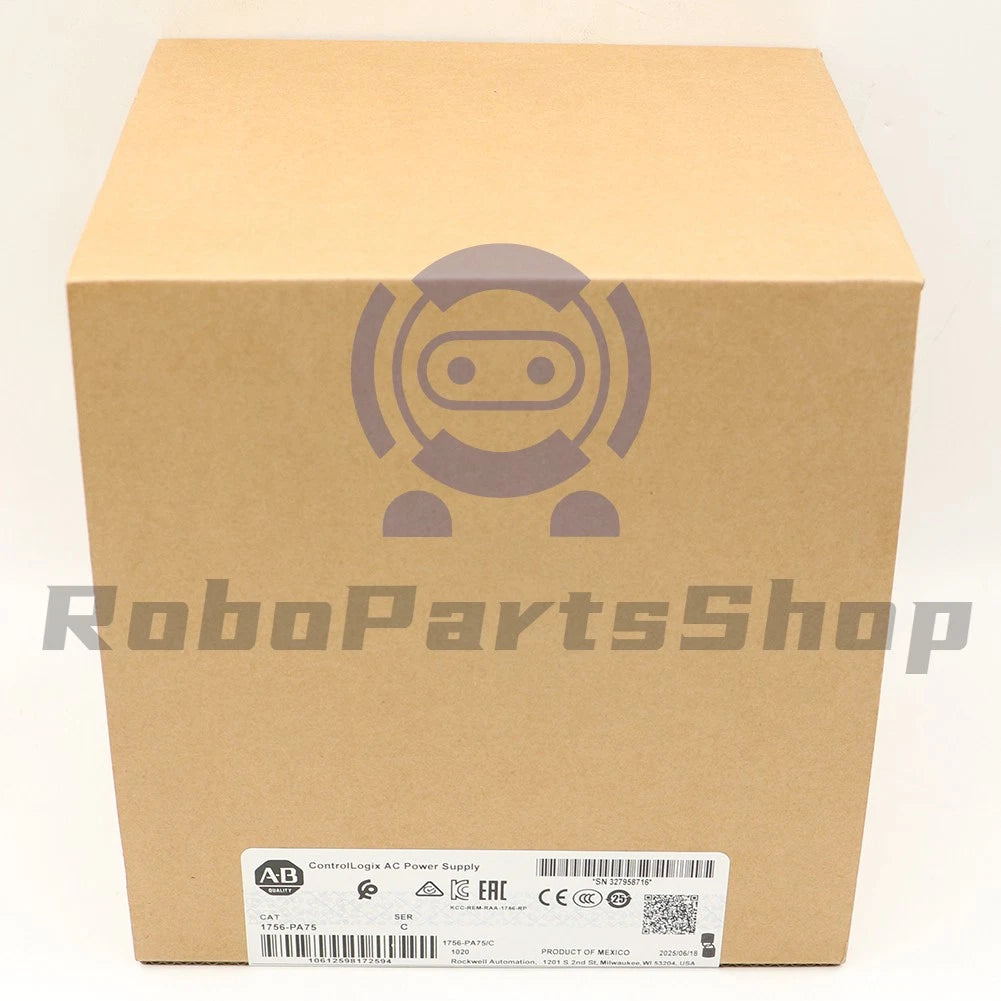 1PCS Factory Sealed AB 1756-PA75 ControlLogix AC Power Supply 1756PA75