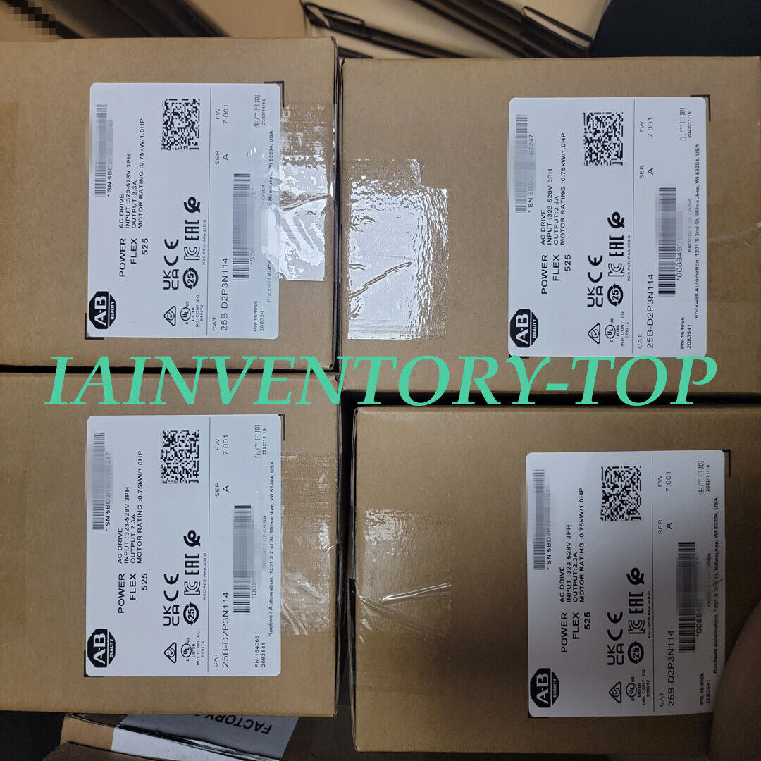 ALLEN BRADLEY Sealed 25B-D2P3N114 1 year NEW - ALLEN BRADLEY