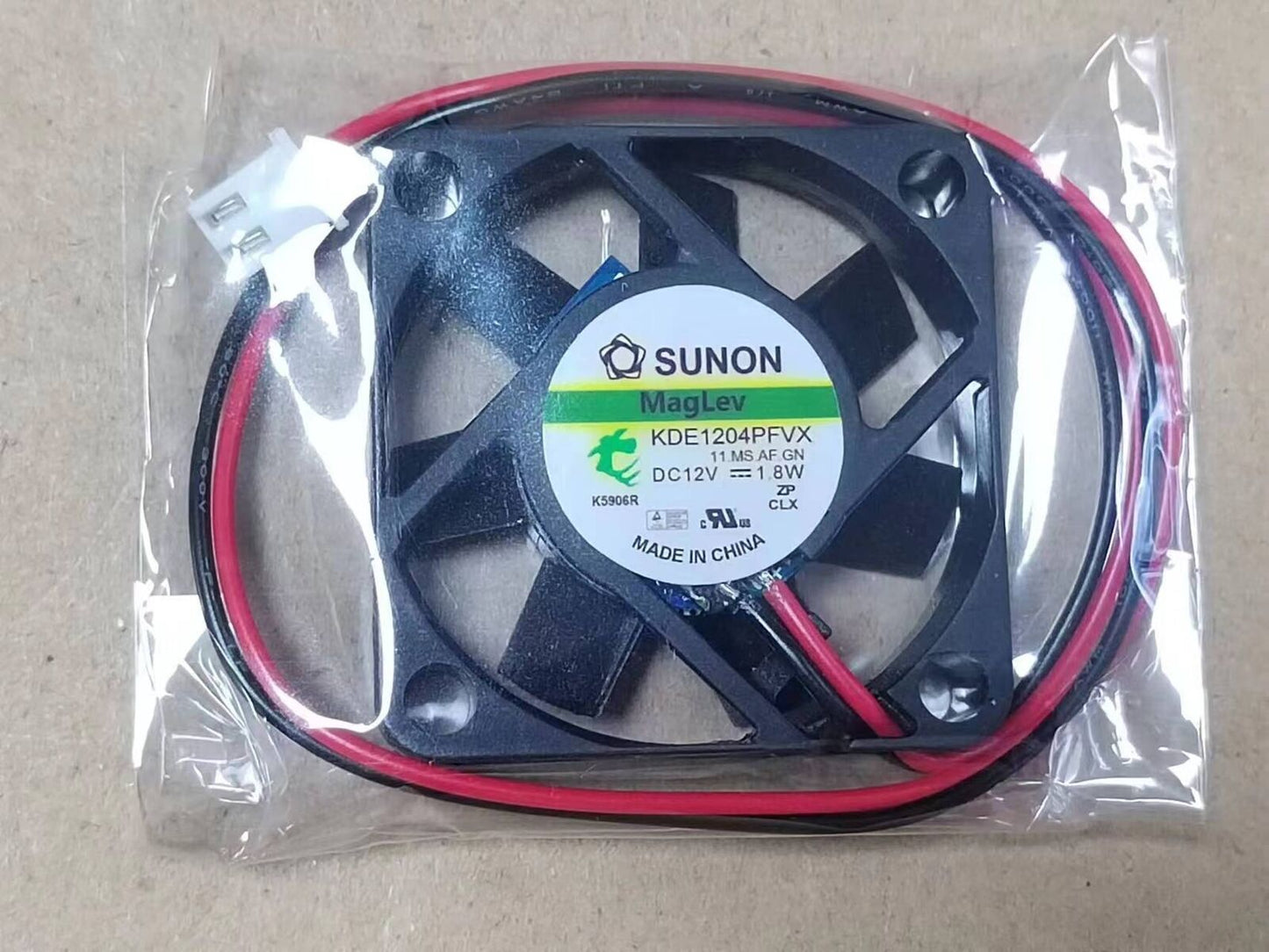 12V 1.8W 40x40x10mm 2-Pin Fan DC12V 1.8W KDE1204PFVX - SUNON