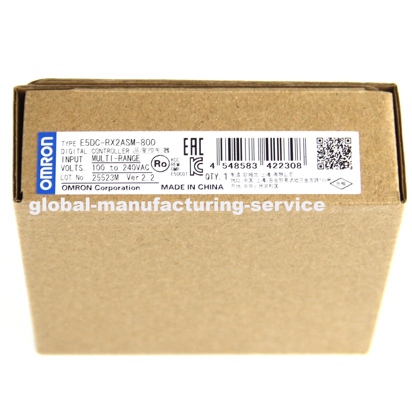 OMRON E5DC-RX2ASM-800 Digital Temperature Controller - OMRON