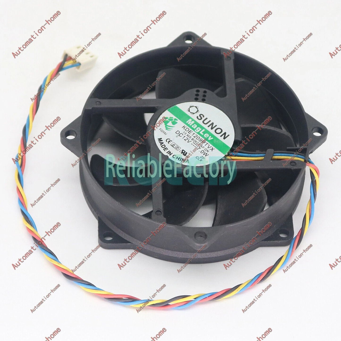 Sunon KDE1209PTVX 12V 7.0W 4Pin 90/80mm x25mm CPU Round Cooling Fan#XR