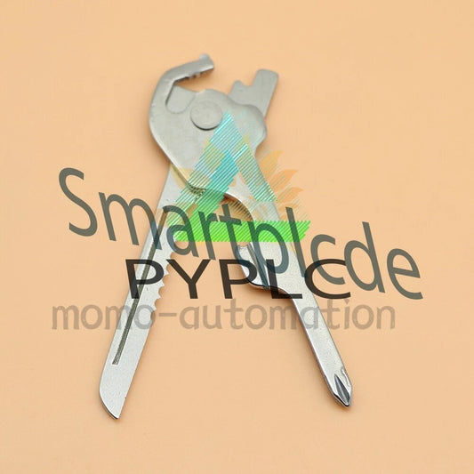 6-in-1 Utili Key Tool Keyring Keychain Gadgets Multifunction Stainless Steel ~