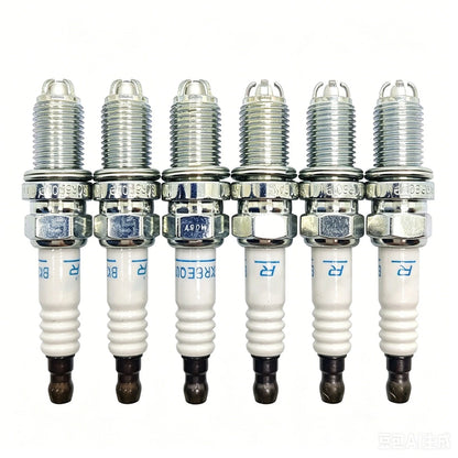 6 Pack Replace 3199 Laser Platinum Spark Plugs BKR6EQUP for BMW Audi Porsche #u