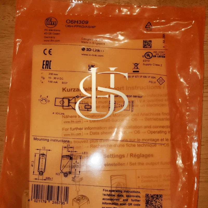 1 PC IFM O6H309 Photoelectric switch - Fast delivery