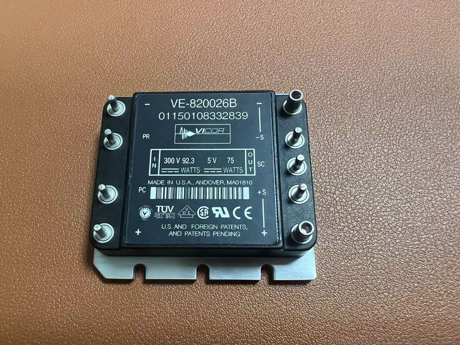 VE-820026B Isolated DC-DC Converter Module 300V to 5-75W - POWERCELL