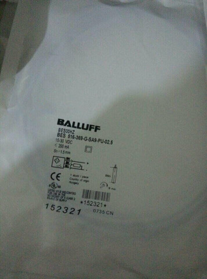 1PC BALLUFF BES 516-369-G-SA9-PU-02,5 Proximity Switch - BALLUFF