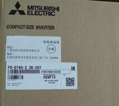 Mitsubishi Frequency Converter FR-D740-2.2K-CHT 2.2KW - MITSUBISHI