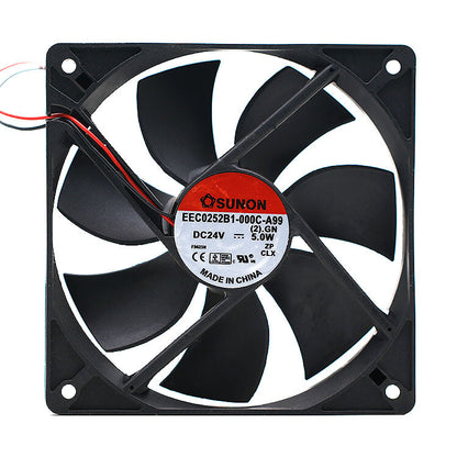 1pcs  SUNON EEC0252B1-000C-A99 12025 24V 5W Cabinet Air Conditioning Cooling Fan