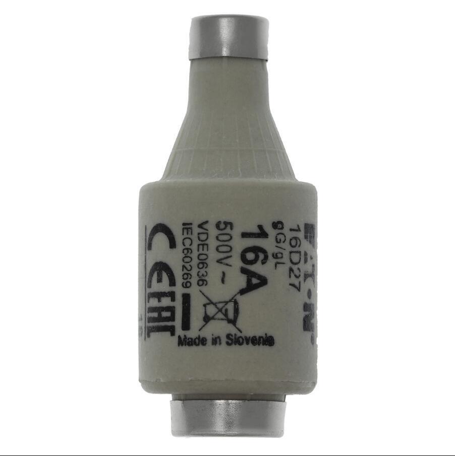 new Bussmann 16D27 Low Voltage D Fuse  500V, 16A Class C gL/gG Time delay