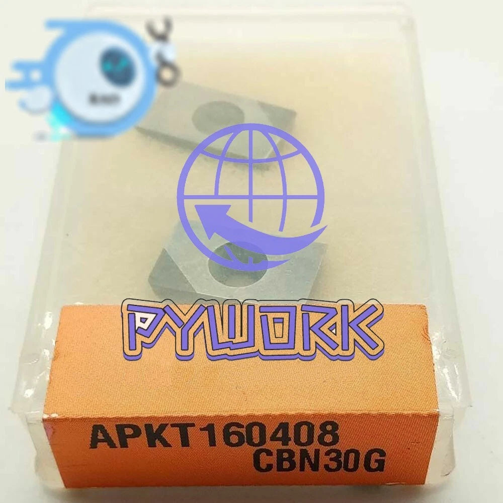 2pcs APKT160408 CBN30G CNC Carbide Milling inserts for High hardness steel APKT