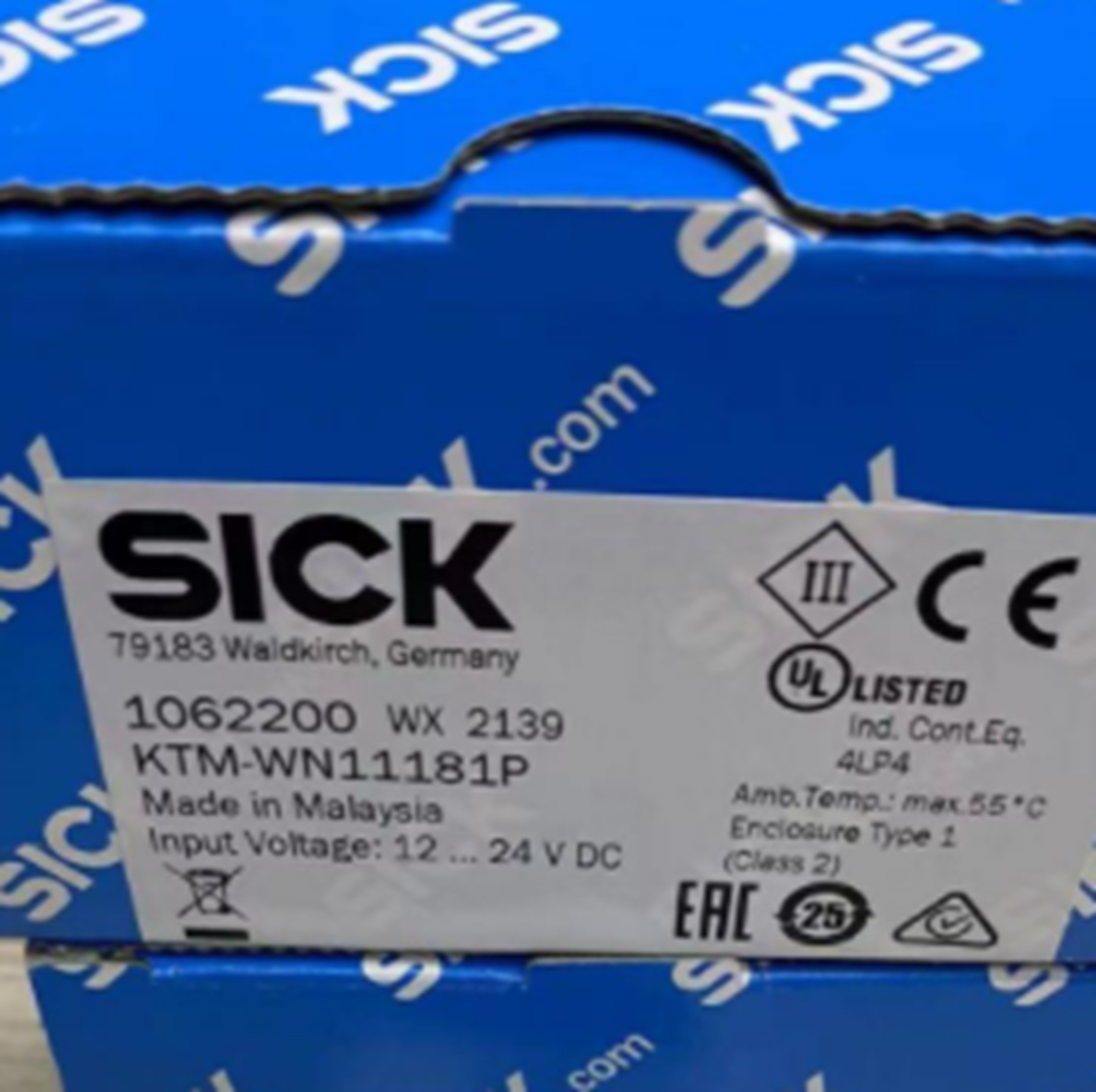SICK KTM-WN11181P Photoelectric Switch Sensor - SICK