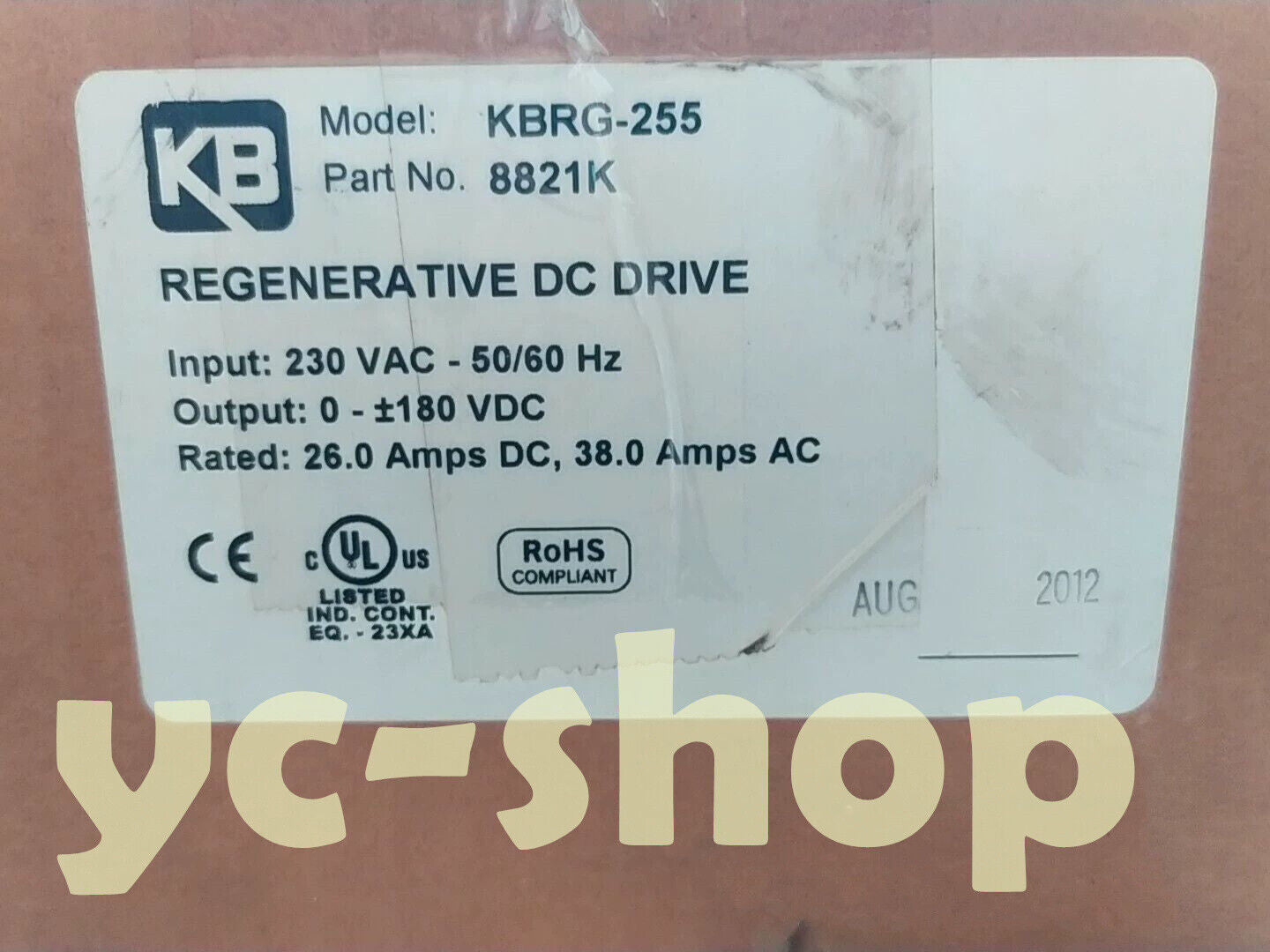KBRG-255 Inverter Ratio Card Fast - KBRG