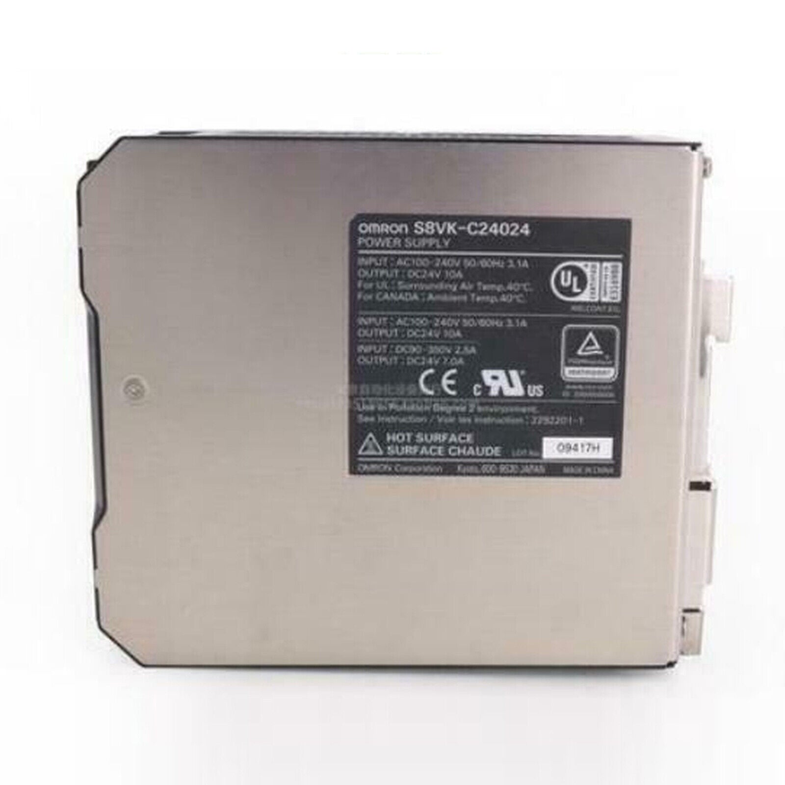 Omron S8VK-C12024 100-240VAC Power Supply AC-DC 24V@5A - OMRON
