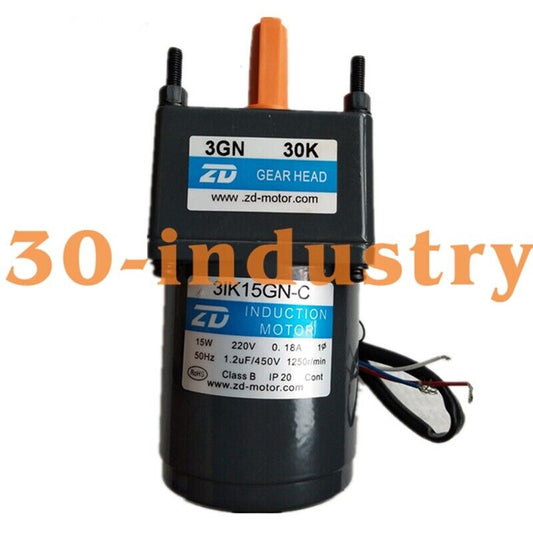 ZD 220V Gear Reduction Motor 3IK15GN-C AC Gear Motor - ZD