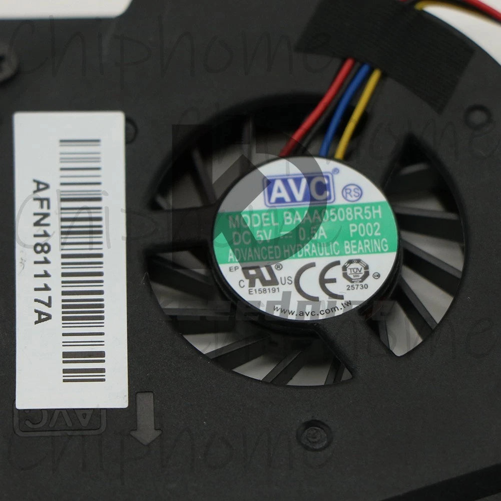 For AVC Cooling Fan BAAA0508R5H 4 pin DC5V .5A Intel NUC Dell #JIA