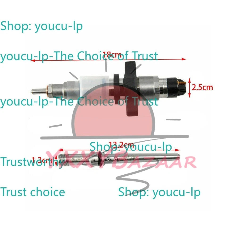 1Pcs Fuel Injector Fits For Dodge Ram 2500 3500 5.9L 2003-04 Cummins 0445120255