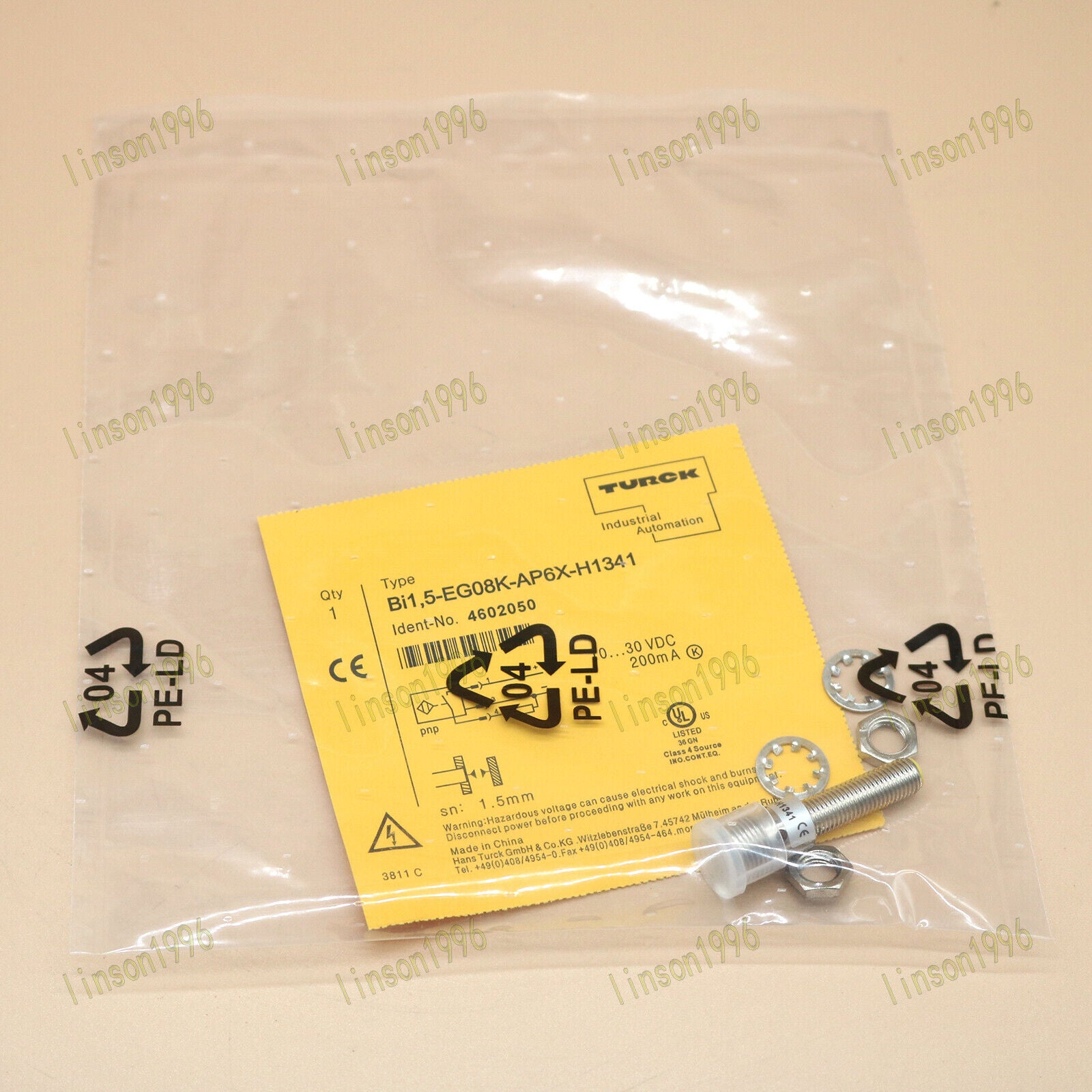 new ONE TURCK BI1.5-EG08K-AP6X-H1341 Proximity Switch Sensor Fast Delivery - KOEED